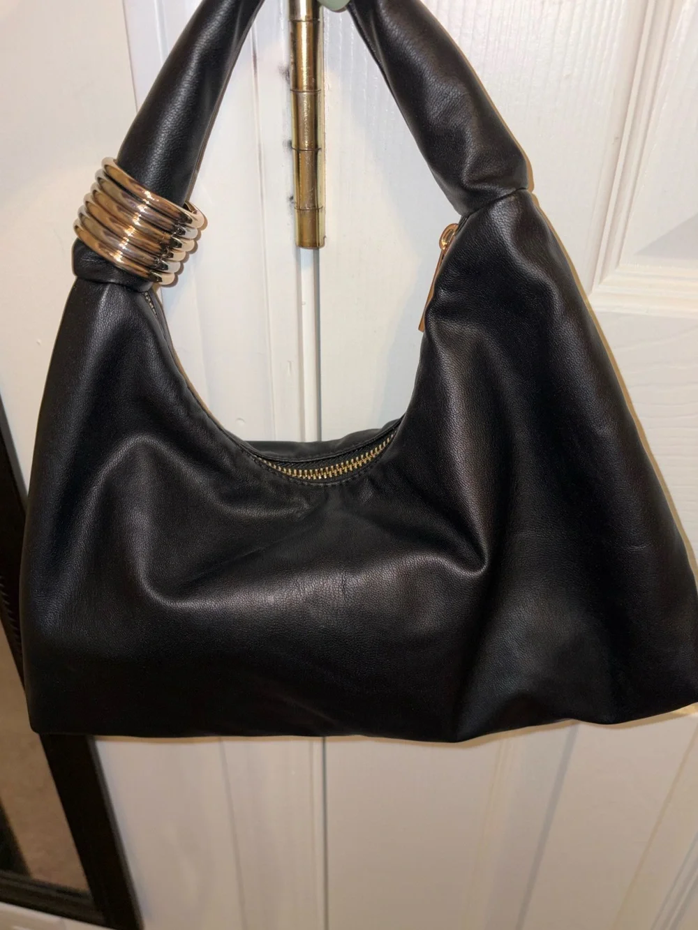 A NEW DAY SLOUCHY BAG WITH SIX REARRANGEABLE RINGS NEW WITHOUT TAGS